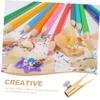 Housoutil Eyebrow Pencil Sharpener Manual Dual-Sided Sharpener for Students Boy Girl Compact Design for Easy Carrying Creative Chic Tool for School Supplies view 3