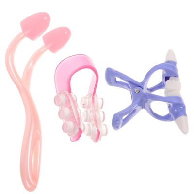 Angoily Silicone Nose Shaper Clip Set Nose Lifter and Beauty Tool for Enhancing Shape Comfortable Fit for All-day Use Shaping Kit