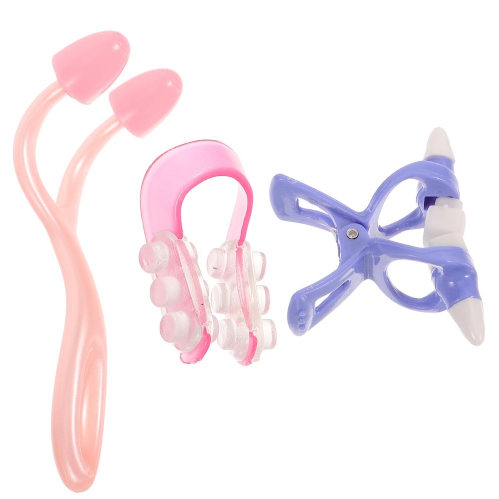 Angoily Silicone Nose Shaper Clip Set Nose Lifter and Beauty Tool for Enhancing Shape Comfortable Fit for All-day Use Shaping Kit