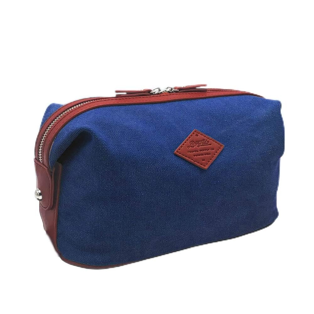 Convenience Kits International Premium Waterproof Canvas Toiletry Bag (Navy)