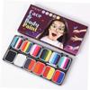 DOITOOL 12-color Face Paint Makeup Kit with Palette Hand-painted Face Painting Kit for Teens Adults view 4