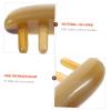 Beaupretty 2pcs Ox Horn Comb Scalp Massager Wide Teeth Gua Brush for Hair Smooth Edges Ergonomic Design view 3