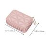 DOITOOL 1pc Portable Leather Makeup Bag for Lipstick Storage and Lightweight Cosmetic Organizer for Travel Office and Outdoor Use Keeps Your Lipsticks Neatly Organized view 2