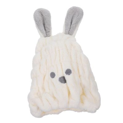 DOITOOL Hair Drying Cap Cartoon Design Super Absorbent Fleece Towel for Boys and Girls Lightweight Hair Wrap Hat for Quick Drying for Home and Travel