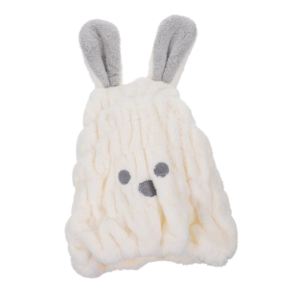 DOITOOL Hair Drying Cap Cartoon Design Super Absorbent Fleece Towel for Boys and Girls Lightweight Hair Wrap Hat for Quick Drying for Home and Travel