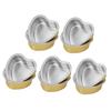 FRCOLOR 10pcs Aluminum Foil Wax Melting Bowls Heat-resistant Wax Containers for Portable and Practical for Hair Removal view 1