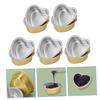 FRCOLOR 10pcs Aluminum Foil Wax Melting Bowls Heat-resistant Wax Containers for Portable and Practical for Hair Removal view 2