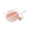 Beaupretty 3pcs Creative Silicone Makeup Brush Cleaning Pad Portable Easy Use Tool for Deep Cleaning Cosmetics for Eye Shadow Makeup Brushes Color view 4