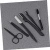 minkissy 18pcs Stainless Steel Eyebrow Razor Set Trimmer Comb Brush Shaper Portable Makeup Tools for Travel view 2