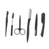 minkissy 18pcs Stainless Steel Eyebrow Razor Set Trimmer Comb Brush Shaper Portable Makeup Tools for Travel view 3