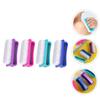 Beaupretty 12pcs Professional Nail Brush for Removal Manicure Pedicure Tools Fingernail Scrubbing Brush Nail Art for Salon Home Use Random Color view 2