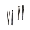 minkissy 12pcs Stainless Steel Eyebrow Clamp Eyebrow Trimmers Tweezers for Precision Shaping Facial Hair Removal Convenient Travel view 2
