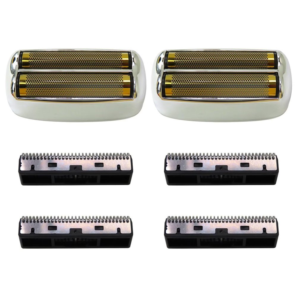 2-Pack Shaver Replacement Foil and Blades Compatible for BaBylisPRO FXFS2G/FXFS2 Shaver Models - Silver