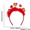 Dzrige Valentine's Day Heart Headband Sequin Love Hair Band Hoop Glitter Heart Shaped Hair Accessoires for Girls Women Valentine's Day New Year Wedding Birthday Party Gift view 2
