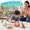 Bath Bombs for Kids with Dragon Toys Inside, Sanyi Dinosaur Toys Gifts for Kids 5-7, Dino Egg Fillers Bubble Bath Birthday Stocking Stuffers Christmas Gifts for Boys Girls Toddler view 2
