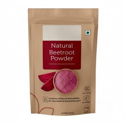 Natural Beetroot Powder For Face, Skin & Hair | 100% Pure & High Natural Antioxidants | Boost Energy | Additive Free (100g Pack of 1)