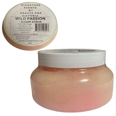 Signature Scents by Beaute Par Victoria Sugar Body Scrubs (Wild Passion), 8.00 Fl Oz (Pack of 1)