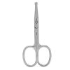 Facial Hair Small Grooming Scissors, Stainless Steel Rounded Tip Nose Hair Scissors, Nose Hair Scissors Rounded Tip Scissors for Eyebrows, Nose, Moustache, and Beard Grooming (MJ WB094) view 1