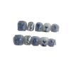 Cute Fake Nail Metal Short Style Halo Dyed Ice Transparent Finished Nail Beauty, Handmade Wearable Nail, Detachable (Color : A, Size : XS) view 1