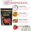 Hard Wax Beads for Hair Removal - 1.1lb/17.05oz Waxing Beads for Coarse Hair, Sensitive Skin, Brazilian Bikini,Underarms,Face,Body - Wax Beans Bulk with 20 Wax Sticks At Home Waxing Kit(Strawberry) view 3