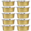 FELTECHELECTR Hair Removal Wax Containers 10 Aluminum Foil Bowls Large Wax Warmer Bowl Set for Beauty Salons view 1
