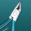 Professional Cuticle Trimmer Nippers Manicure Scissors Callus Remover for Salon, Blue, 10cmx7.5cm view 4