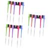 POPETPOP 15pcs Dual-use Brow Combs and Hair Brushes Steel Pin Makeup Tools for Salon and Home Use Random for Shaping and Hair view 1