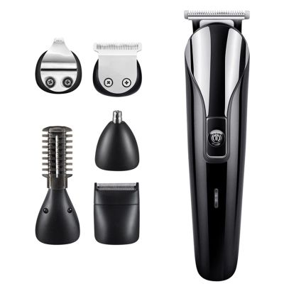 Men's Beard Trimmer, Stainless Steel T-Blade for Precision Facial Hair Trimming, Cordless Waterproof Wet/Dry Clipper