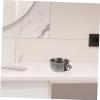 Didiseaon 3pcs Art Shaving Silver Bowl Men's Shaving Soap Bowl Bubble Brush Handle Stainless Steel for Men view 4
