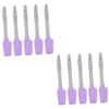 Housoutil 10pcs Non-stick Silicone Beauty Spatula for Hand and Foot Care Comfortable Wax Application Tool Easy to Clean and Store for Home and view 1