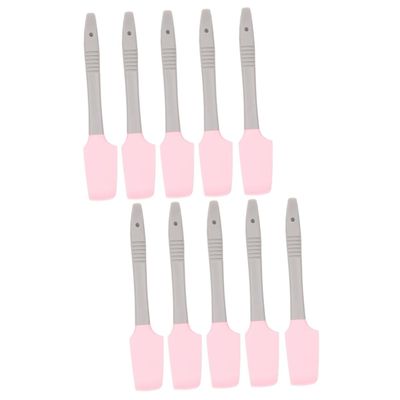 Housoutil 10pcs Silicone Makeup Brush Spatula Versatile Hand Foot Care Tool for Easy Application and Skin Maintenance Safe Reusable Comfortable for All Skin Types