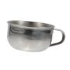 Didiseaon 4pcs Stainless Steel Men's Shaving Bowl Shaving Bubbling Vessel for Men Handle view 1