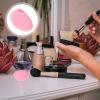 Housoutil 2pcs Makeup Brush Holder Cover Micro Palette Concealer Brushes Kit Lip Scrubber Makeup Brush Covers Foundation Brush Cover Brush Bubble Silicone Makeup Brush Holder Pink view 3