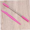 DOITOOL 2pcs Eyebrow Razor Facial Hair Removing Stick Face Shaver for Facial Hair Remover Dermaplane Razor for Women Face Womens Razors Sprung Women's Hair Removal Device The Face view 4