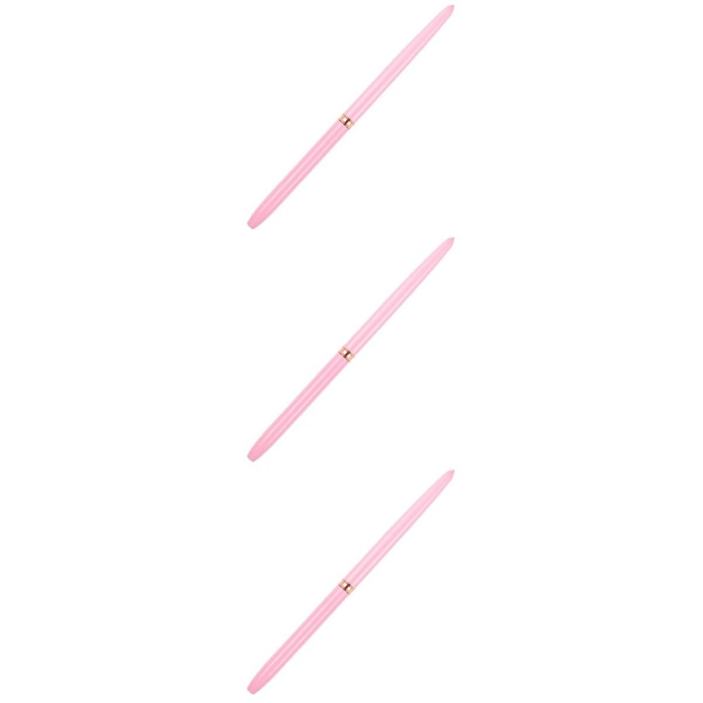 Housoutil 3pcs Nail Art Pen Brush for Designs Portable Manicure Supply for Home and Salon Use Flexible Liner Brush for Creative Nail Painting and Decoration