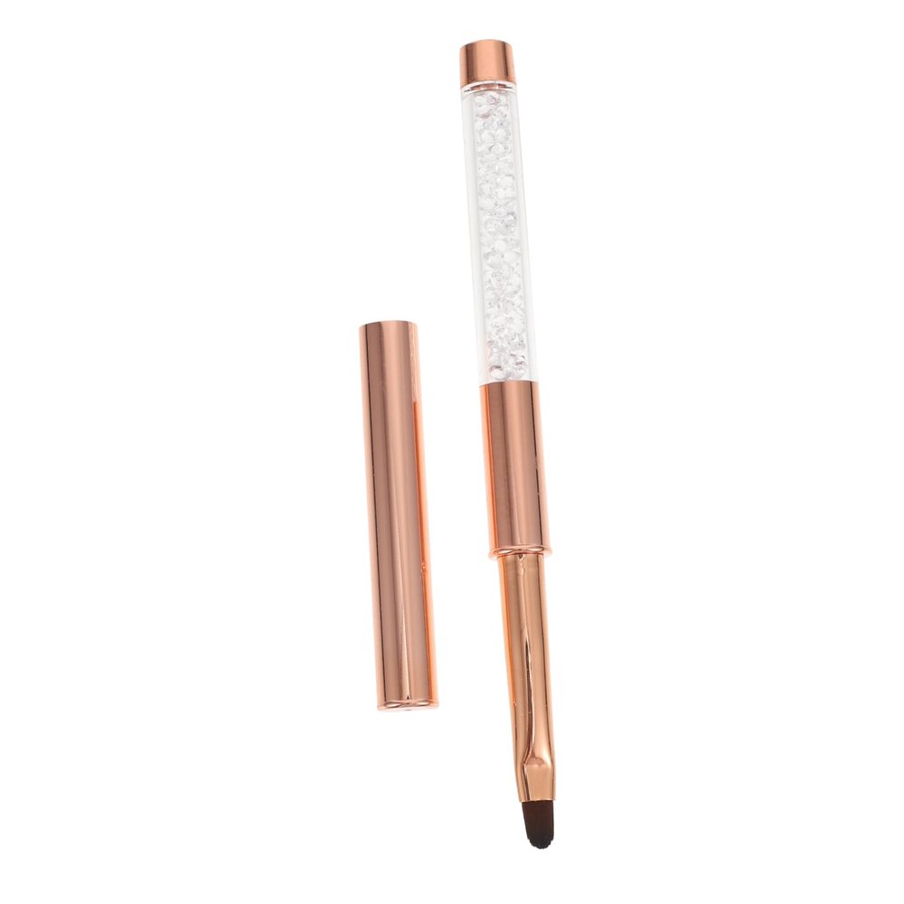 Housoutil 4pcs Rhinestone Handle Nail Art Brush Professional Manicure Tool for Unique Designs for Salons and Beginners Handle for Easy Use
