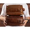 MillMB Personalized Toiletry Bag Gifts For Men - Custom Travel Toiletry Bag - Mens Cruise Toiletry Travel Bag - Personalized Toiletry Bag For Men - Durable Leather Dopp Bag(Pattern 13) view 4