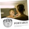DOITOOL 3pcs Shaving Mug Professional Shave Bowl for Men Double Design for Convenient Use for Home Barber Shops Salons Capacity view 4