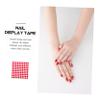 Housoutil 15sets Double-Sided Transparent Nail Adhesive Tape for Manicure Display Strong Stickiness Nail Display Board Strips Total view 4