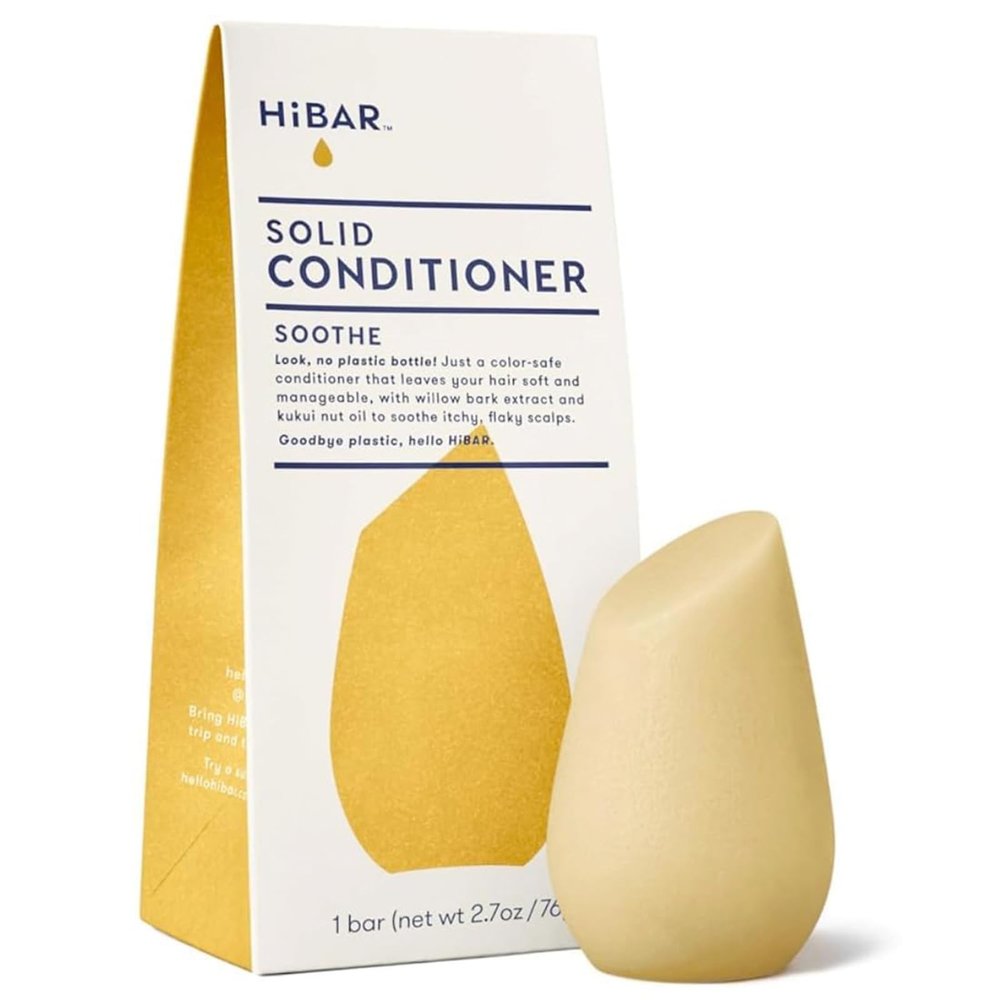 HIBAR - Soothe Conditioner Bar - For Dry Scalps - Plastic-Free - 1 Bar