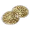 Eye Gel Pack,Reusable Cooling Eye Gel Pack for Dark Circles Puffiness Relief, Hot Cold Eye Cover (Gold) view 2