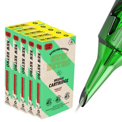 Tumalab Tattoo Cartridge Needles Mixed Size 50pcs for Tattoo Wireless Machine (50Pcs #0811RL)