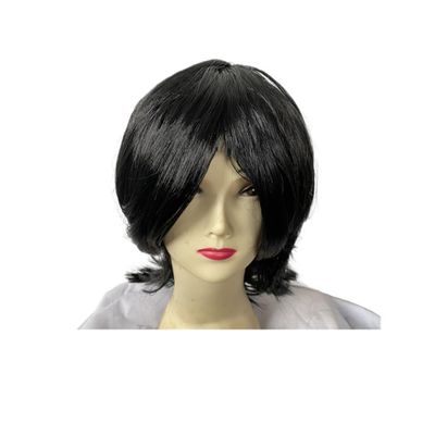 14" Long Straight Handsome for Man Woman Synthetic Machine Made A Wig 35cm/14inch Weight 120g (Red)