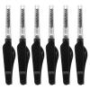 Ipetboom 6pcs Double-ended Folding Eyelash and Eyebrow Brush Portable Makeup Tool for Women Multifunctional Eyebrow Comb and Eyelash Comb for Travel and Everyday Use Black view 1