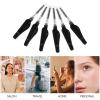 Ipetboom 6pcs Double-ended Folding Eyelash and Eyebrow Brush Portable Makeup Tool for Women Multifunctional Eyebrow Comb and Eyelash Comb for Travel and Everyday Use Black view 3