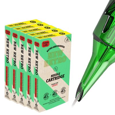 Tumalab Tattoo Cartridge Needles Mixed Size 50pcs for Tattoo Wireless Machine (50Pcs #1018RL)