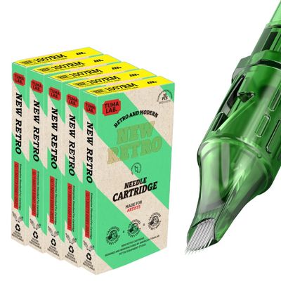 Tumalab Tattoo Cartridge Needles Mixed Size 50pcs for Tattoo Wireless Machine (50Pcs #1007RM)