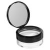 Balacoo Container with Lid Loose Powder Puff Holder Makeup Cosmetic Jars Dusting Powder with Puff Powder Case with Puff Small Blusher Boxes Sponges Makeup Cosmetic Case Travel Stereotypes, Size 1 view 1