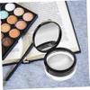 Balacoo Container with Lid Loose Powder Puff Holder Makeup Cosmetic Jars Dusting Powder with Puff Powder Case with Puff Small Blusher Boxes Sponges Makeup Cosmetic Case Travel Stereotypes, Size 1 view 3