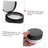 Balacoo Container with Lid Loose Powder Puff Holder Makeup Cosmetic Jars Dusting Powder with Puff Powder Case with Puff Small Blusher Boxes Sponges Makeup Cosmetic Case Travel Stereotypes, Size 1 view 4